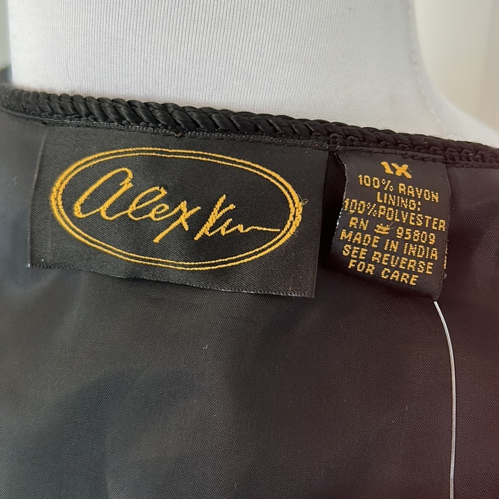 Alex Kim Purple Chenille Embroidered Jacket - Picture 9 of 11